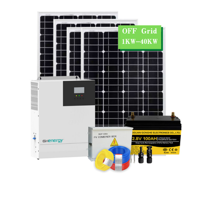 Systèmes solaires rechargeables de MPPT outre de grille, système à énergie solaire universel