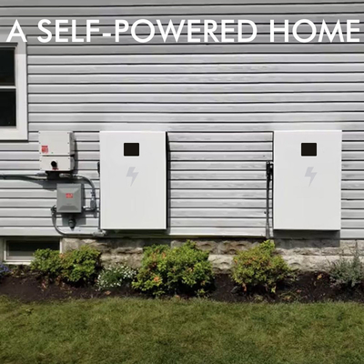 Remisage des batteries durable d'affichage à cristaux liquides Powerwall, panneaux solaires Powerwall de Multiscene