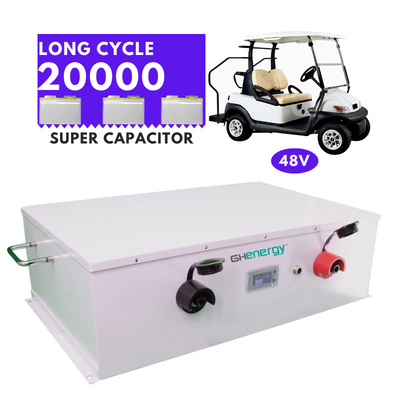 Batterie superbe de condensateur de la batterie 48v 2100wh Graphene de Supercapacitor de chariot de golf