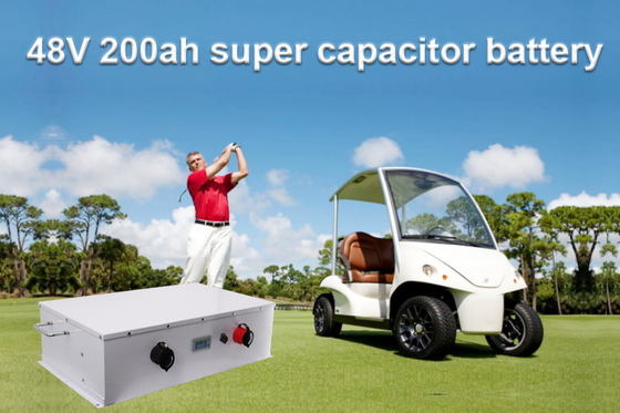 le golf superbe de batterie de condensateur de 48V 200Ah Graphene transporte en charrette les batteries chimiques