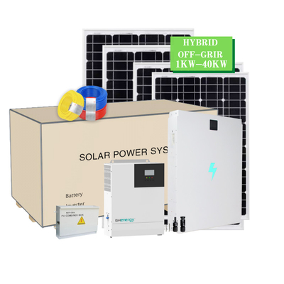 Système solaire à la maison résistant de Gonghe PID, systèmes 120V à énergie solaire résidentiels
