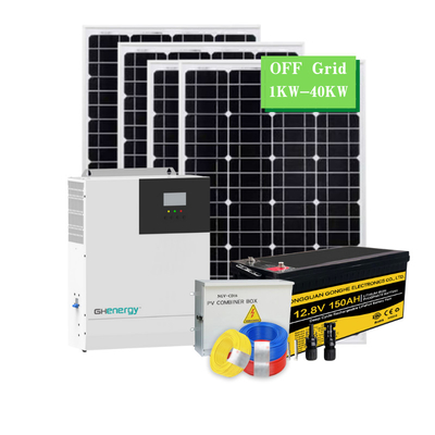 Système solaire à la maison résistant de Gonghe PID, systèmes 120V à énergie solaire résidentiels