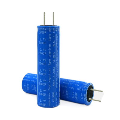 Cellule de condensateur de GH 2.7v 3000f ultra pour la puissance de forte stabilité et élevée