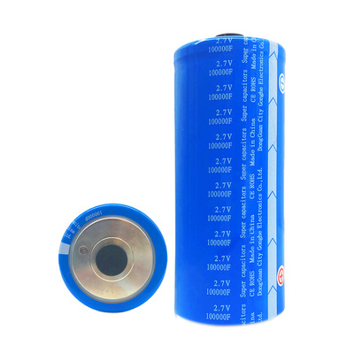 Jouets batterie électronique 2.7v 100000f de condensateur de 100000 de farad à haute densité ultra