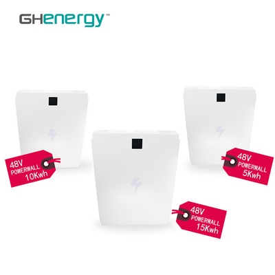 Panneau solaire Powerwall 5kwh 48V de la batterie ISO9000 avec construit dans BMS