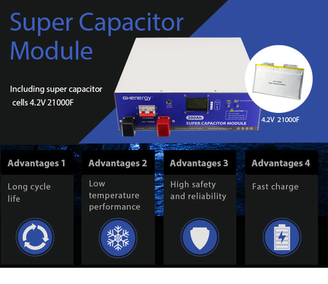 Module de BMS Multipurpose 48V Ultracapacitor, module de 100ah Graphene Supercap