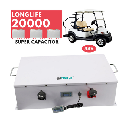 La batterie superbe de chariot de golf de la banque 48v 5250wh de condensateur terme long la longue vie de cycle