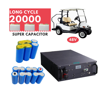 Batterie superbe de condensateur de Graphene 48v 3900wh pour pour les chariots de golf et le boguet électrique