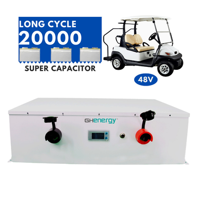 Batterie superbe 24V de condensateur de Graphene pour pour le module de stockage de chariots de golf