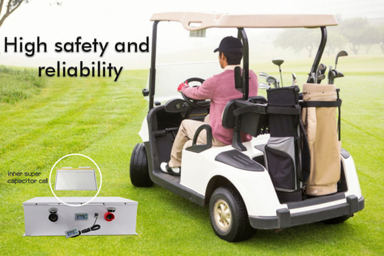 Batteries renouvelables de chariot de golf de 100ah Lipo, batterie au lithium électrique de chariot à golf 48V