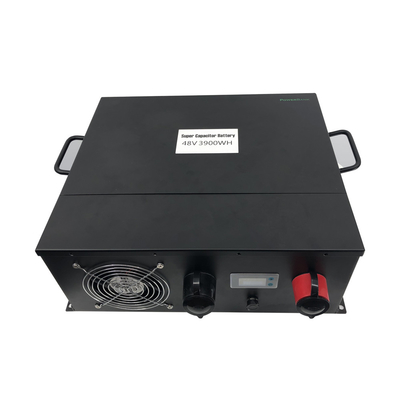 Couleur noire profonde d'installations de batterie de télécom du cycle 3900WH renouvelable
