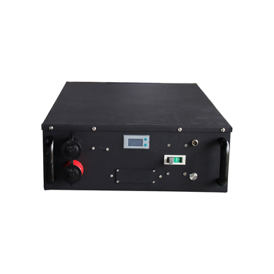 Batterie au lithium extérieure pour le boguet de golf, batteries noires de chariot de golf de lithium 48 volts