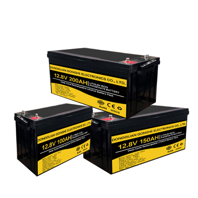 La batterie au lithium portative de 12V LiFePO4 emballent les 6000 cycles universels