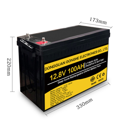 La batterie au lithium portative de 12V LiFePO4 emballent les 6000 cycles universels