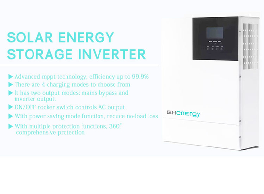 Inverseur à la maison rechargeable d'énergie solaire pratique avec la technologie de MPPT