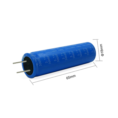 18650 batterie de 2.7v 3000f Graphene Supercapacitor pour le rassemblement à énergie solaire