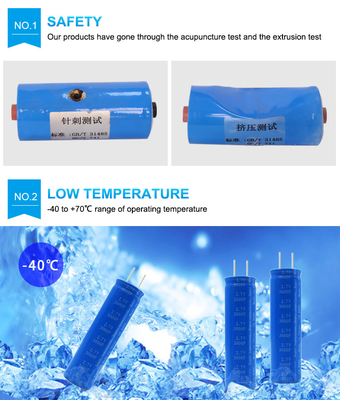 18650 batterie de 2.7v 3000f Graphene Supercapacitor pour le rassemblement à énergie solaire