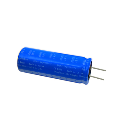 Double batterie radiale électrique 3.6v 2000f de condensateurs de farad de couche