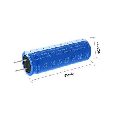 Système d'éclairage solaire des batteries 4.2V 4000F de condensateur de puissance de longue durée de système électrique