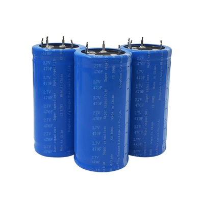Batterie superbe 2.7V 470F 35x62Mm 0.45Wh de condensateur de la puissance IP30 élevée
