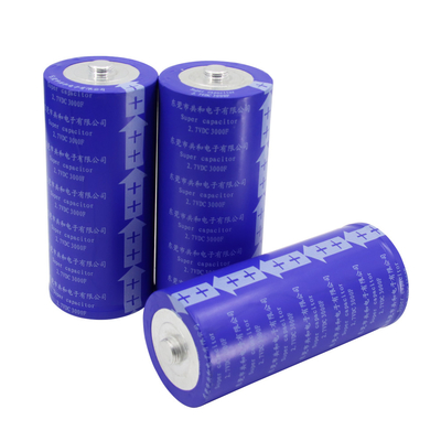 batterie superbe 2.7V 3000F de condensateur de 60x136mm aucune explosion pratique